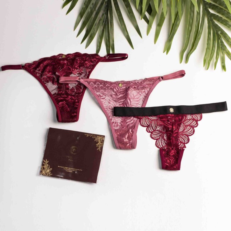 Trio De Pantys Lenceria En Colombia Conqueror Women Ropa Interior