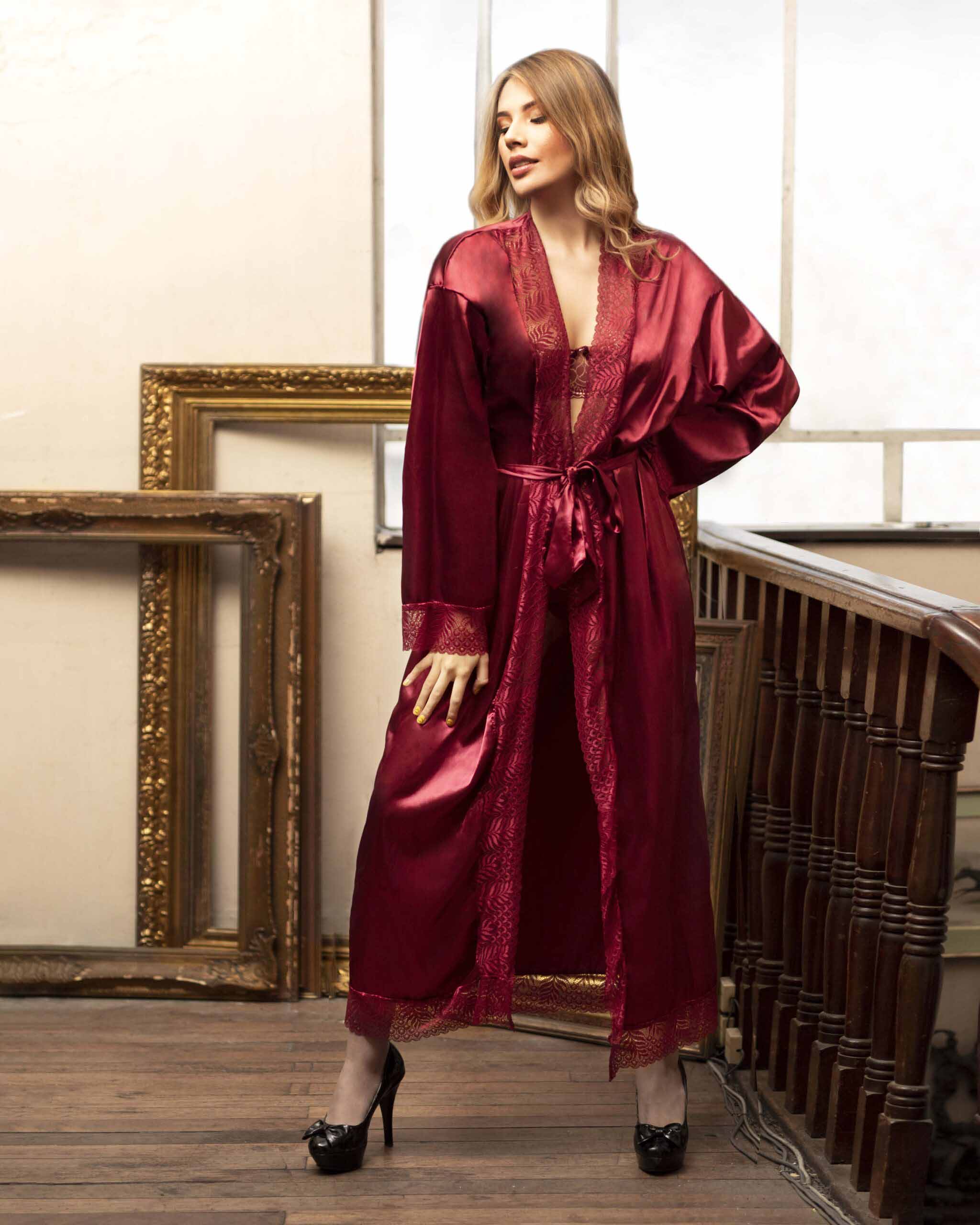 Kimono Diane - Vinotinto
