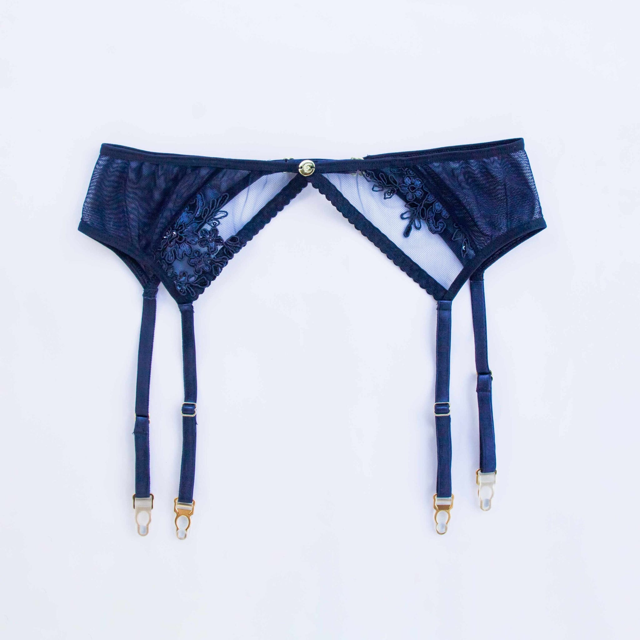 Liguero Mia Guipur -  Azul